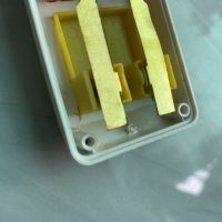 Ổ cắm 2 trắng công tắc Fubon có dây D11/D12/D13 2 d124 1