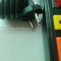 Ổ cắm 5 lổ 3 công tắc đen Fubon có dây 5 mét D25 2 d25 3